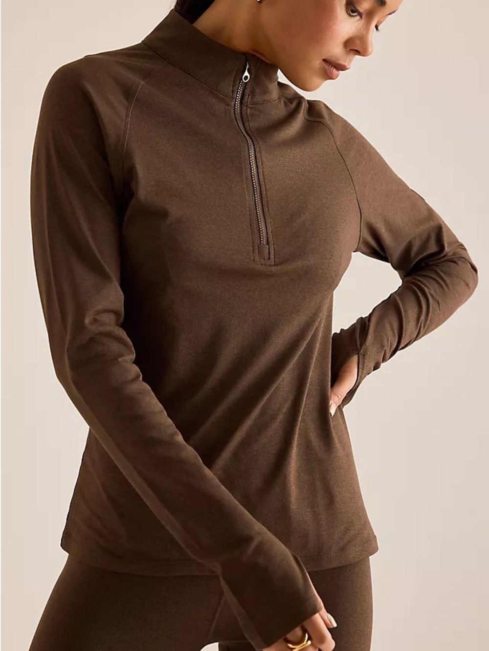 Varley Always Half-Zip Base Layer Top size L